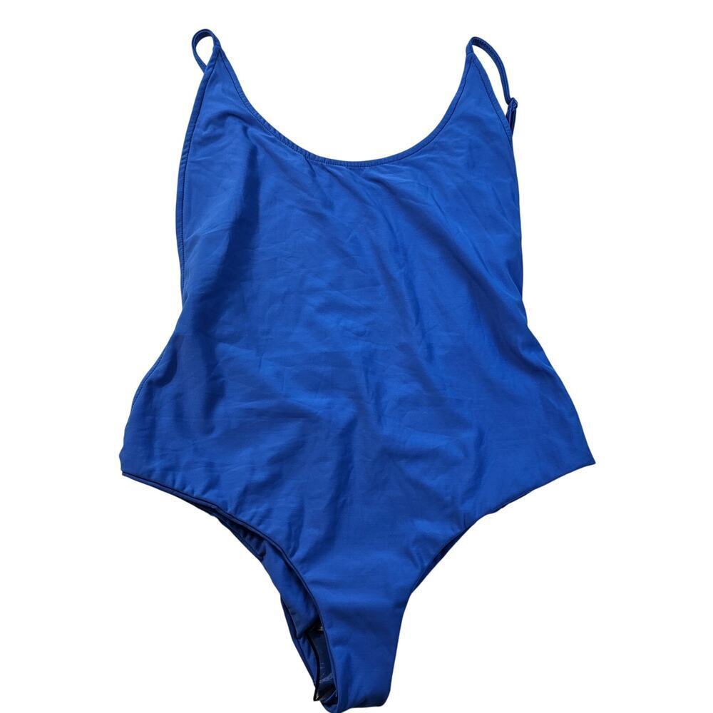NWT makers of dreams thong body suit one peice deep open back sd cut out S new